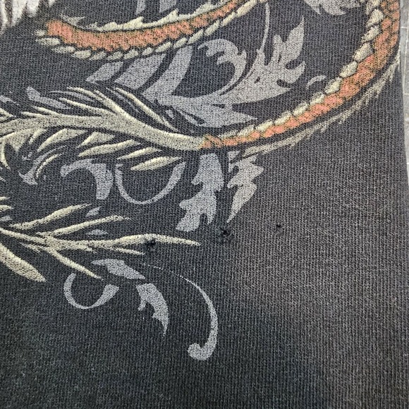 Vintage Tattoo Skull Dragon Tshirt XXL Y2K MMA Biker Mallgoth Cyber Affliction - Picture 8 of 8
